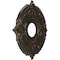 Ekena Millwork Attica PVC Ceiling Medallion (Fits Canopies up to 5"), Metallic Drk Bronze, 13"OD x 3 1/2"ID x 3/4"P CMP13ATCDB - alternate 4